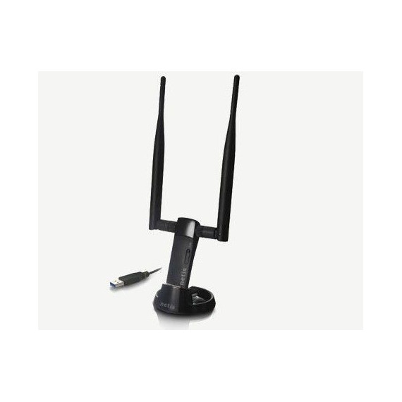 Adaptador NETIS AC1200 Dualband USB 2 Antenas Externas Negro (WF2190)