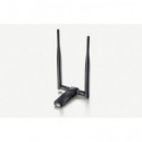 Adaptador NETIS AC1200 Dualband USB 2 Antenas Externas Negro (WF2190)