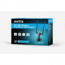 Adaptador NETIS AC1200 Dualband USB 2 Antenas Externas Negro (WF2190)