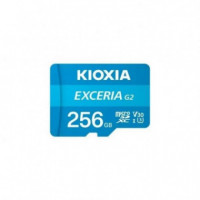 KIOXIA Exceria G2 Microsdxc 256GB U3 C10 con Adaptador Sd