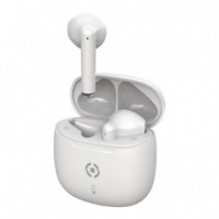 Auriculares CELLY Earbuds Tws Bt 5.3 Blancos (BUZ2WH)
