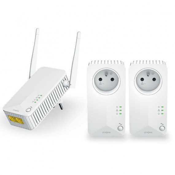 Powerline STRONG 600 Triple Wi-fi Eu V2 Plc Kit 3U