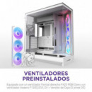 Caja NZXT H9 Flow Rgb ATX Eatx Matx Blanca (CM-H92FW-R1)