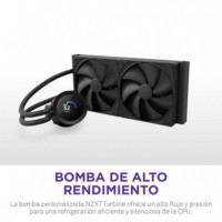 Refrigeración Líquida Aio NZXT Kraken Plus 240 Lcd (RL-KN240-B2)