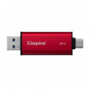 Ssd KINGSTON 2TB Dual Usb-a/c 3.1 Negro/rojo (SPSD/2TB)