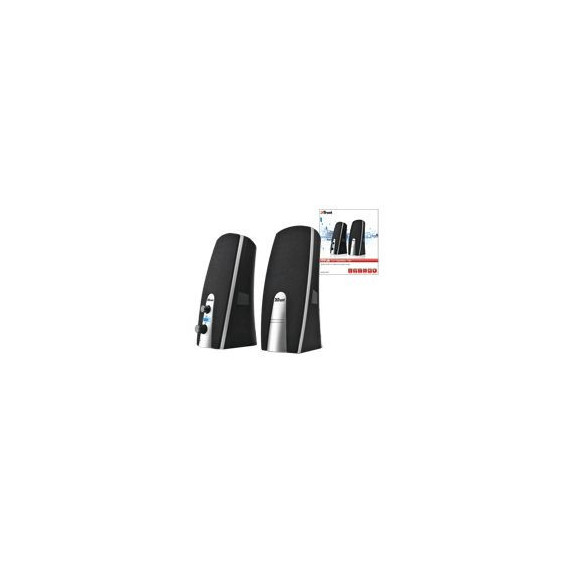 Altavoces TRUST Mila 2.0 5W 3.5MM Negros (16697)