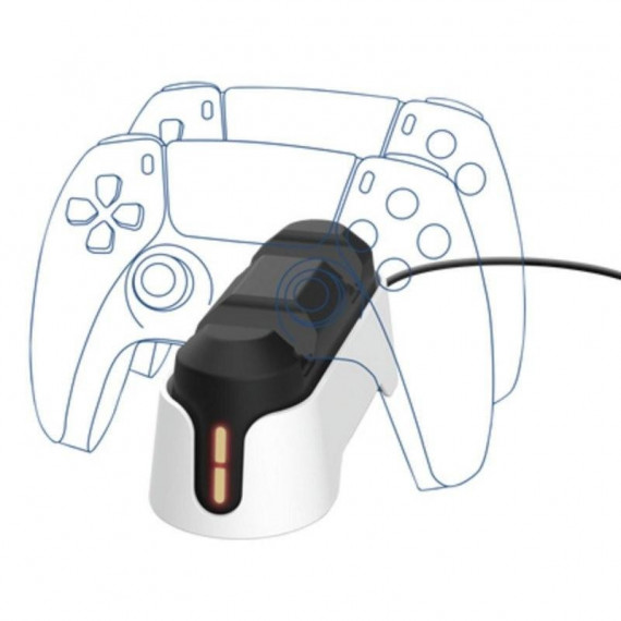 TRUST Gxt 228 Base de Carga Doble para Mandos PS5