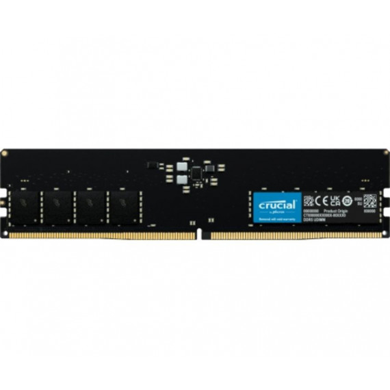 CRUCIAL Memoria 16GB DDR5-4800 Udimm Ecc