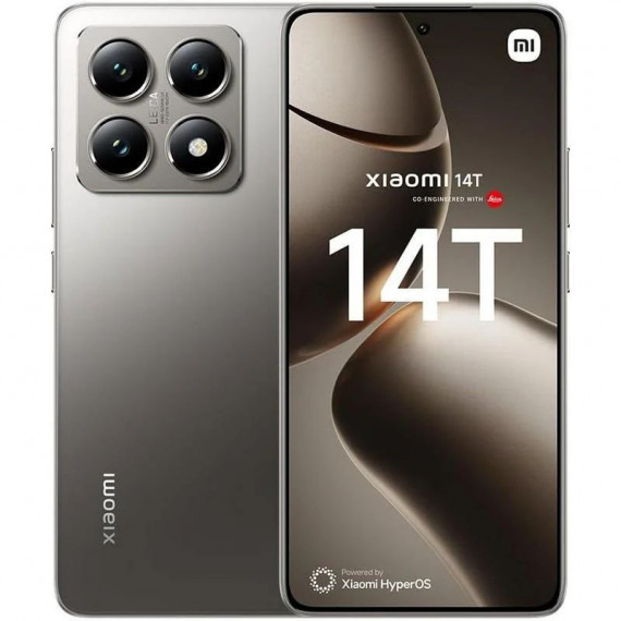 Smartphone XIAOMI 14T Pro 6.67" 12GB 512GB 5G Gris MZB0HHFEU
