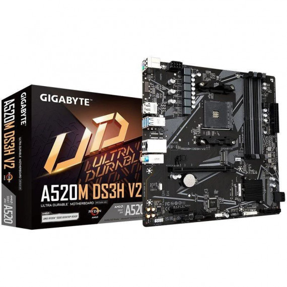 Placa Base GIGABYTE A520M DS3H V2 (AM4) 4DDR4 HDMI Dvi-d Dp Matx