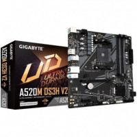 Placa Base GIGABYTE A520M DS3H V2 (AM4) 4DDR4 HDMI Dvi-d Dp Matx