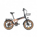 Bicicleta Eléctrica YOUIN Fat E-bike Dallas 20" 250W Cobre (BK1650)