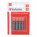 Pilas Alcalinas Aaa VERBATIM (pack 4) (49920)