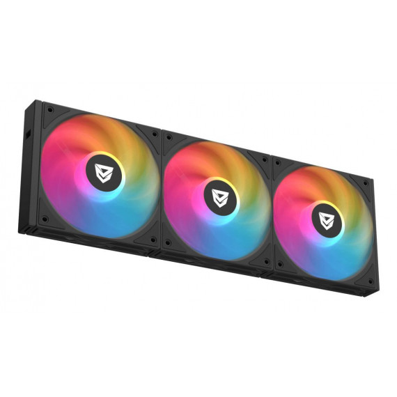 Ventilador NFORTEC Modular Argb Kit 3 Negro (nf-fan-stellar-b)