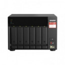 Nas QNAP 8GB M.2 SATA2/3 6 Bahías Negro (TS-673A-8G)
