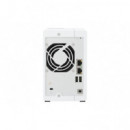 Nas QNAP 2 Bahías 4GB Usb-a RJ45 Blanco (TS-216G)