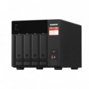 Nas QNAP Ryzen V1500B 8GB 2M.2 4 Bahías 2X2.5GBE (TS-473A-8G)