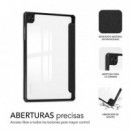 Funda SUBBLIM Clear Shock Case para Samsung A11+ Negra (SUBCST-5SC041)