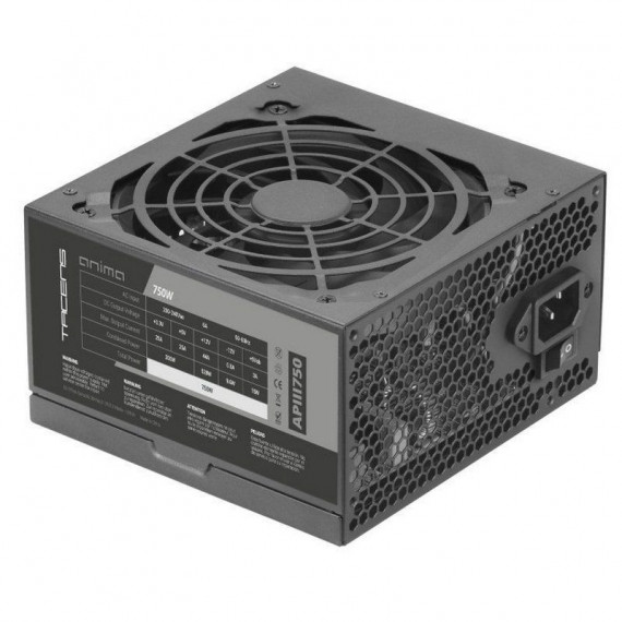 Fuente de Alimentación TACENS Anima ATX 750W 120MM 85% 80+ Bronze Negra (APIII750)