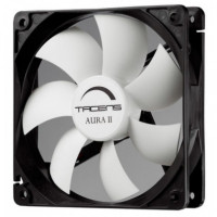Ventilador TACENS 120MM Negro/blanco (AURAII12)