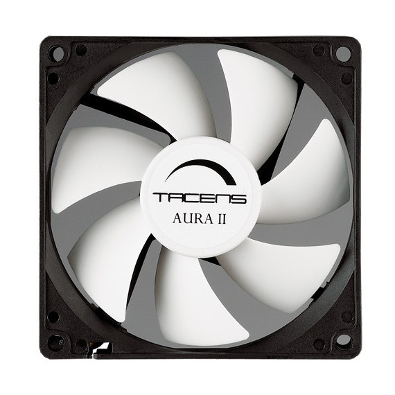 Ventilador TACENS 90MM Negro/blanco (AURAII9)