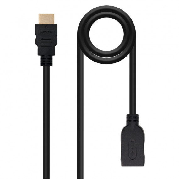 Nanocable Cable HDMI A/m a HDMI A/h 1M Negro (10.15.1011)  NANO