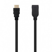 Nanocable Cable HDMI A/m a HDMI A/h 1M Negro (10.15.1011)  NANO