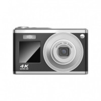 Cámara Digital AGFA Photo Realishot 4K Pantalla Dual 24MP Cmos Zoom óptico 10X Negra (DC9200BK)