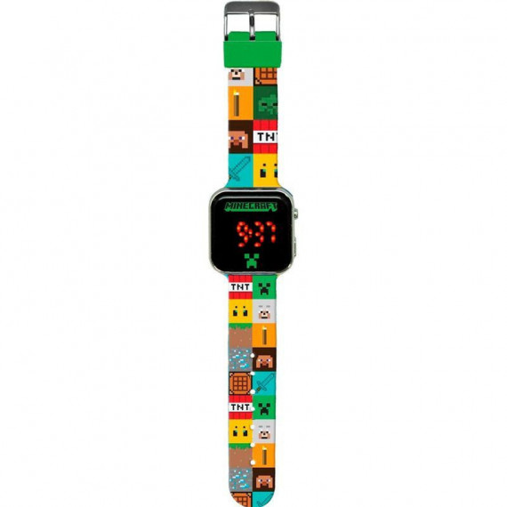 Reloj KIDS LICENSING Led Minecraft (KIDIN4272)
