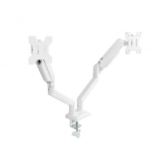 Soporte de Mesa TOOQ para Monitores 13-34 Pulgadas, 2 Brazos, Blanco (DB1434TNR-W)