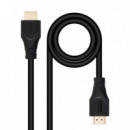Cable HDMI 1.4 Nanocable A/m-a/m, 3 Metros, Negro (10.15.4703)  NANO