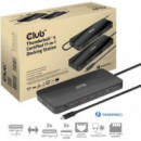 Docking Station CLUB 3D Usb-c 12 en 1 Negro (CSV-1582)