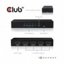 Splitter HDMI 1X4 Salida 4K Uhd 60HZ Negro (CSV-1380)  CLUB 3D