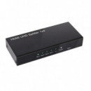 Splitter HDMI 1X4 Salida 4K Uhd 60HZ Negro (CSV-1380)  CLUB 3D