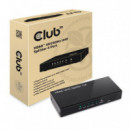 Splitter HDMI 1X4 Salida 4K Uhd 60HZ Negro (CSV-1380)  CLUB 3D