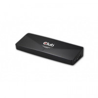 Docking Station CLUB 3D 4K Uhd con 3XUSB-A 3.0, Dvi, Dp, HDMI - Negro (CSV-3103D)