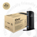 Docking Station CLUB 3D 4K 60HZ 6XUSB-A/1XUSB-B/2XDP/1XRJ45/3.5MM Negro (CSV-1460)