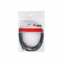 Cable EQUIP Usb-c a Usb-c + Adaptador Usb-a 100W Trenzado 2M Negro (128433)