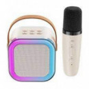 Altavoz con 1 Micrófono Inalámbrico Karaoke APOKIN Spe K12 AP-07171
