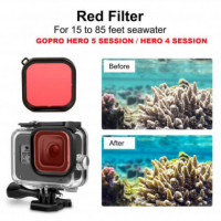 Filtro Rojo Compatible Cámara de Acción Hero 5 Session/hero 4 Session  PULUZ