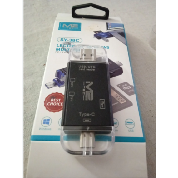 Lector de Tarjetas Multifunción SY-38C  M2 TEC