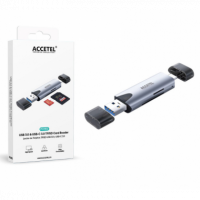 Lector de Tarjetas ACCETEL Sd/microsd con Conectores Usb-a y Tipo-c (PCH102) - Guanxe Atlantic Marketplace