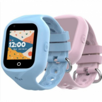 Smartwatch CELLY para Niños GPS 4G con Correas Azul y Rosa KIDSWATCH4G