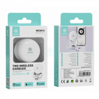 Auriculares Inalámbricos IKREA Tws BLUETOOTH 5.3 con Estuche de Carga Redondo Blanco (WC9513) - Guanxe Atlantic Marketplace