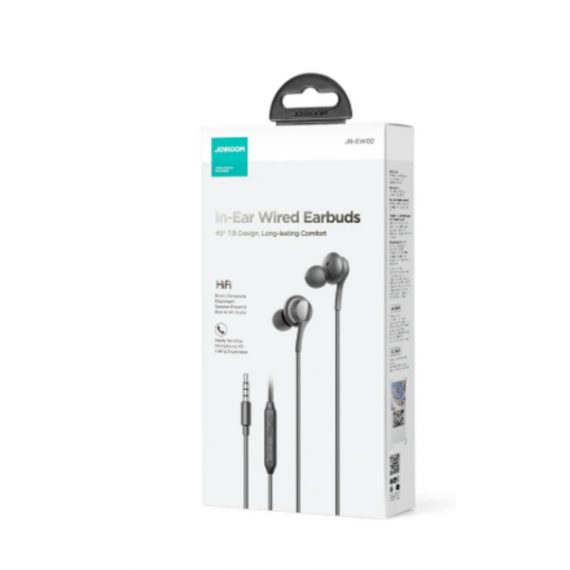 Auriculares JOYROOM Serie con Cable JR-EW02 Negro
