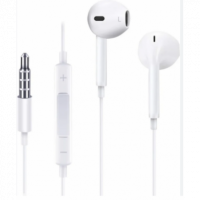 Auriculares con Cable JOYROOM Jack 3.5MM JR-EP1, Compatible con Varios Dispositivos, Blanco