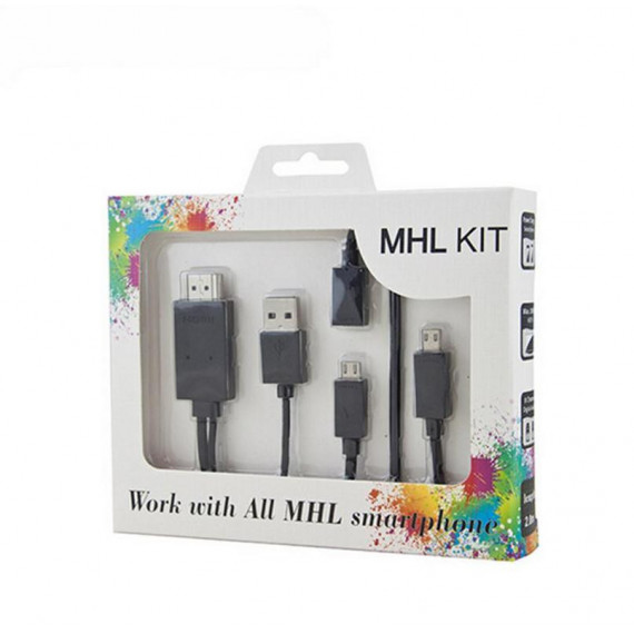 Cable Mhl Micro USB a HDMI para TV S3/S4/S5  LT PLUS