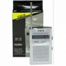 Radio Portátil Cmik MK-203 Am/fm 2 Bandas, Pilas Aaa, Gris  COLORMAX