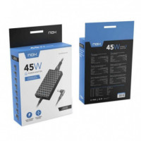 Cargador Universal para Portátil NOX 45W con 9 Conectores (NXPWR45NB)