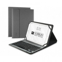 Funda con Teclado BLUETOOTH Español SUBBLIM Universal 10.1"-10.8" Negro (SUB-KT2-BT0001)